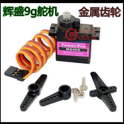 Servo tím MG90S nhông kim loại ❤️freeship❤️