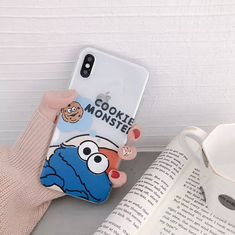 Ốp lưng iphone hình Cookie Monster 6 6S 6Plus 6S Plus 7Plus 8Plus X XSMax 11 11 ProMax - Infinity Case M21
