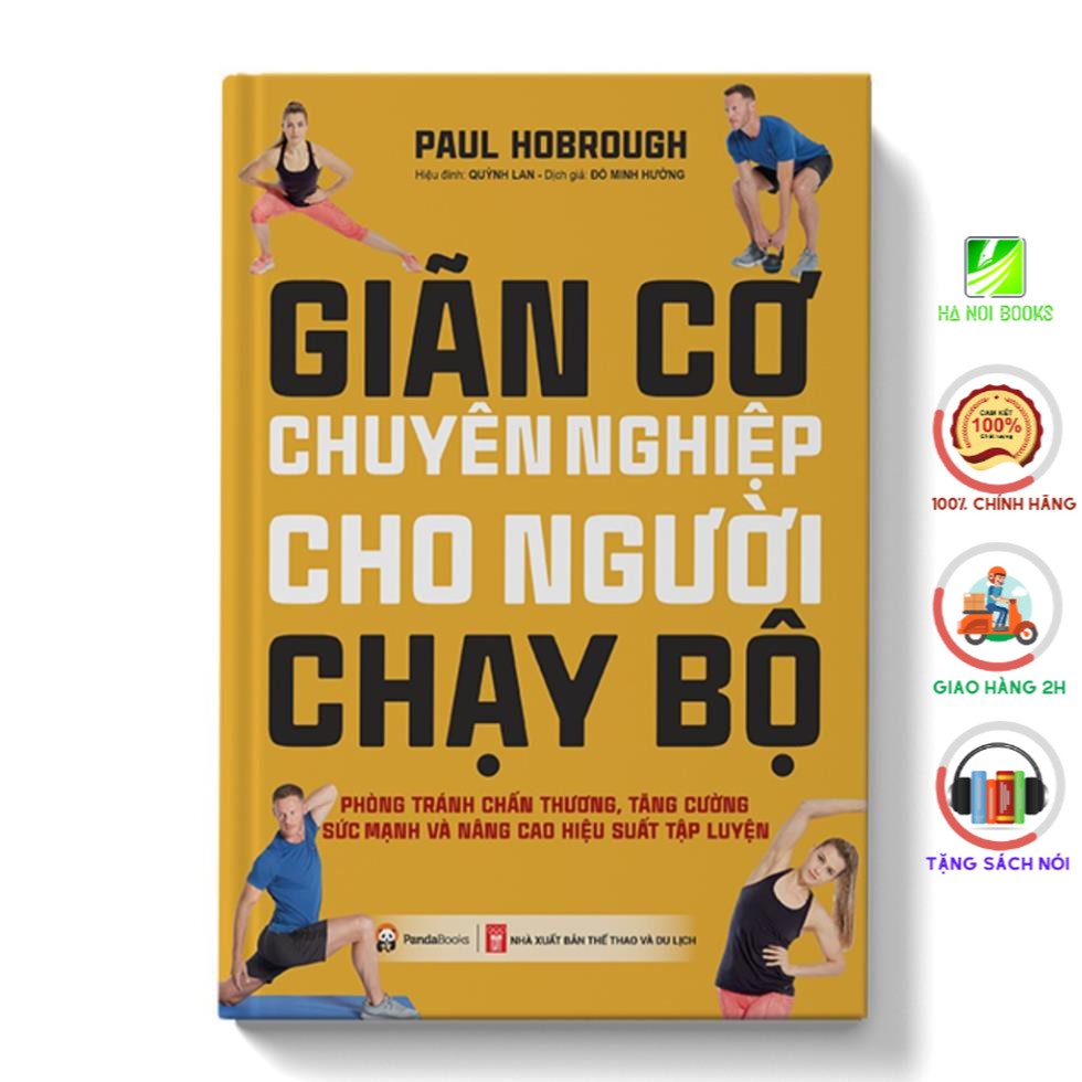 Sách -  Giãn Cơ Chuyên Nghiệp Cho Người Chạy Bộ [PandaBooks]