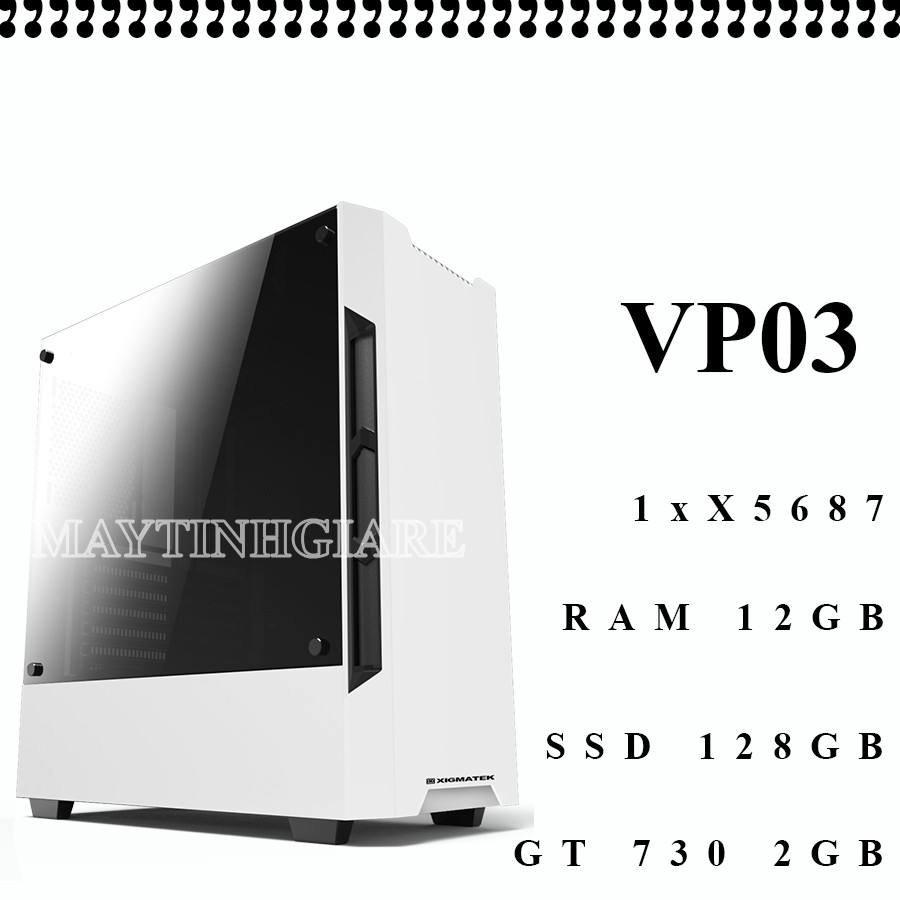 [VĂN PHÒNG-3] CẤU HÌNH MÁY TÍNH VĂN PHÒNG X5687/12GB RAM/ GTX730 GIÁ RẺ