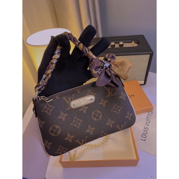 Túi LV kèm khăn Fullbox nguyên seal+ bill Hải quan xịn