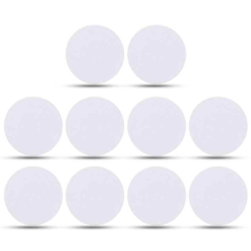 Set 10 Thẻ Tròn NTAG215 NFC 25mm 1 Inch Bằng Nhựa PVC Chuyên Dụng