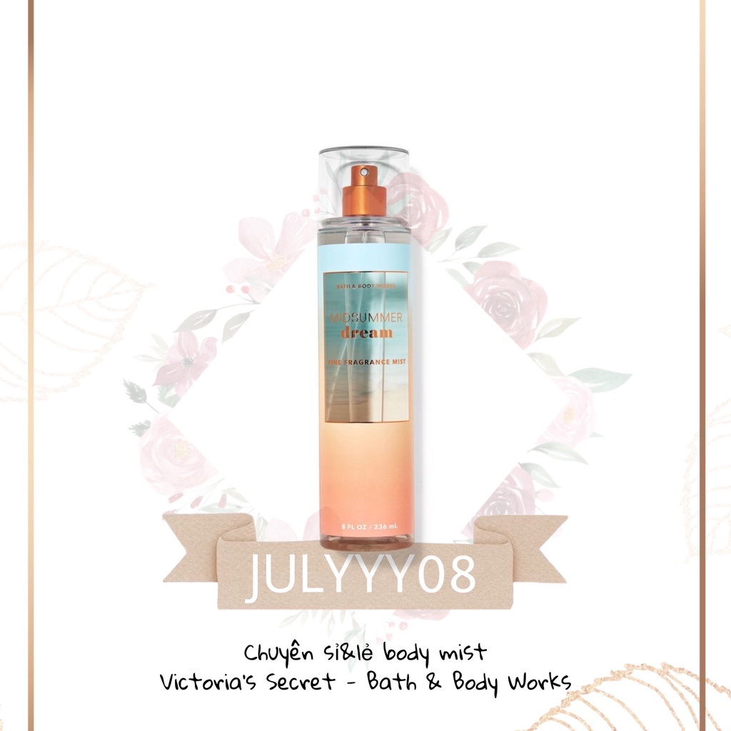 Xịt Thơm Toàn Thân Midsummer Dream 30ml/50ml/100ml +jɥȽÿ08+