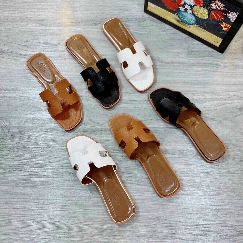 FREESHIP  DÉP CHỮ H ÊM CHÂN SIÊU XINH