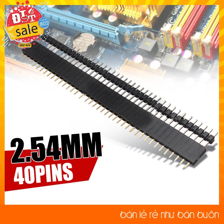 ✅  [RẺ NHẤT VIỆT NAM]Jump Đực / Cái Đơn 1x40P 2.54mm