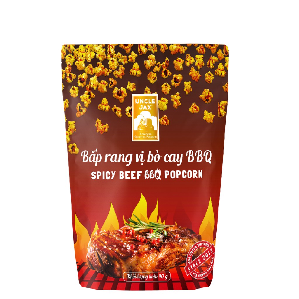 [FLASH SALE] Bắp rang bơ Uncle Jax kiểu Mỹ 70gr đủ 7 loại ăn vặt