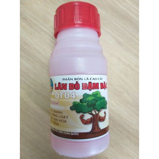 Phân bón lá Siêu lân đỏ đậm đặc QT04 chai 250ml