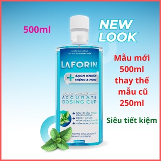 [Trị Hôi Miệng] Nước Súc Miệng Sát Khuẩn Laforin 250ml Người Lớn