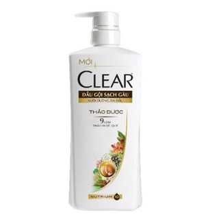 Dầu gội trị gàu Clear thảo dược 650g