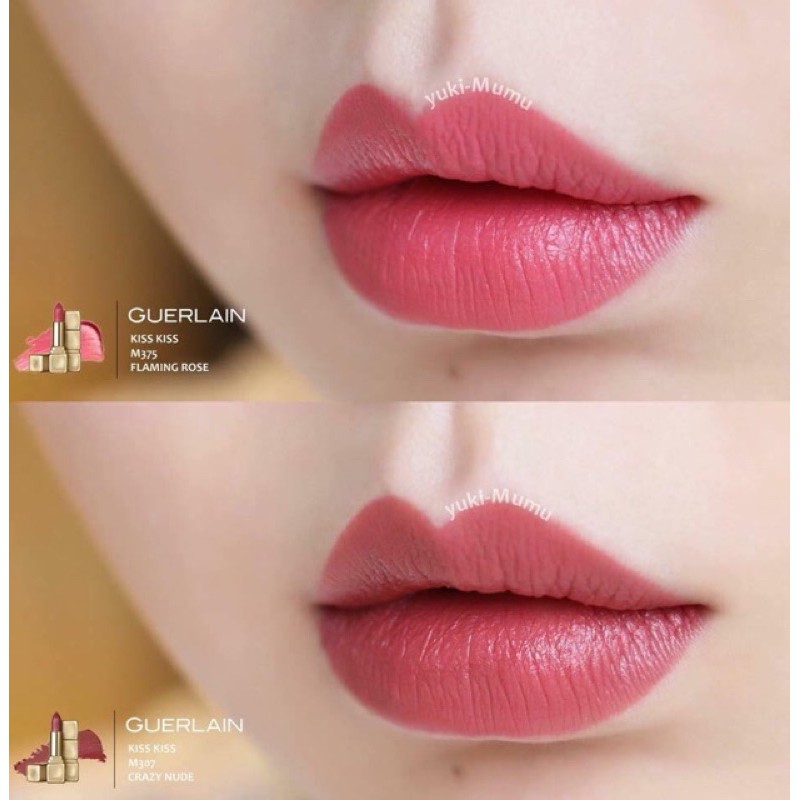 Son tester Guerlain Kiss Kiss matte chính hãng