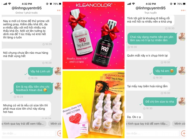 Kem Lót Dạng Xịt Pro Prep & Prime Makeup Klean - Chai 30ml | BigBuy360 - bigbuy360.vn