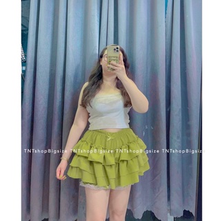 SET ÁO ỐNG + VÁY 3 TẦNG [ TNT SHOP BIGSIZE 60KG 90KG ]