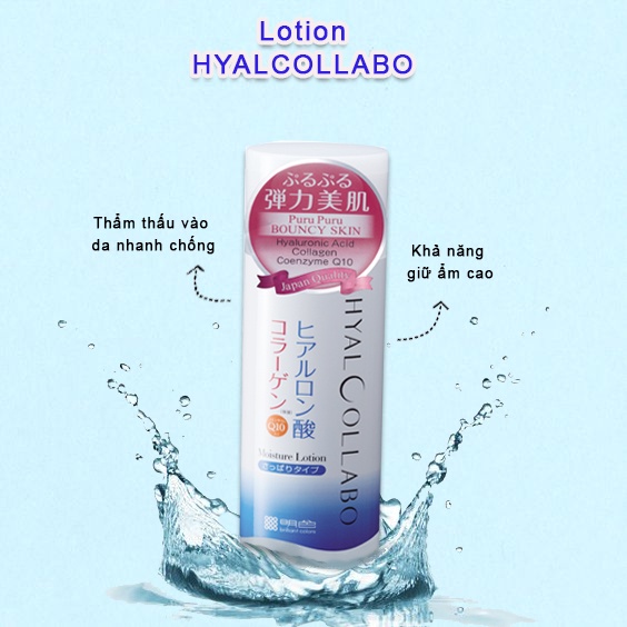 Nước Hoa Hồng Dưỡng Ẩm, Ngăn Ngừa Lão Hóa Hyalcollabo Emollient Lotion