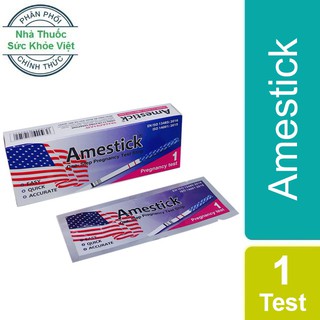 Que thử thai Amestick - Test thử thai nhanh, Dùng một lần, Chính xác và đơn giản ✅