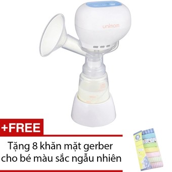 Máy hút sữa mẹ điện tử Unimom K-POP ECO 871104 (Trắng)+Quà