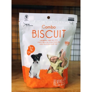 Bánh bích quy hỗn hợp Bowwow Combo Biscuit 220g