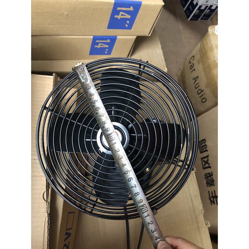 Sản phẩm gia đình làm: Phụ tùng ô tô/ combo 6 Quạt ô tô 21cm đen sắt