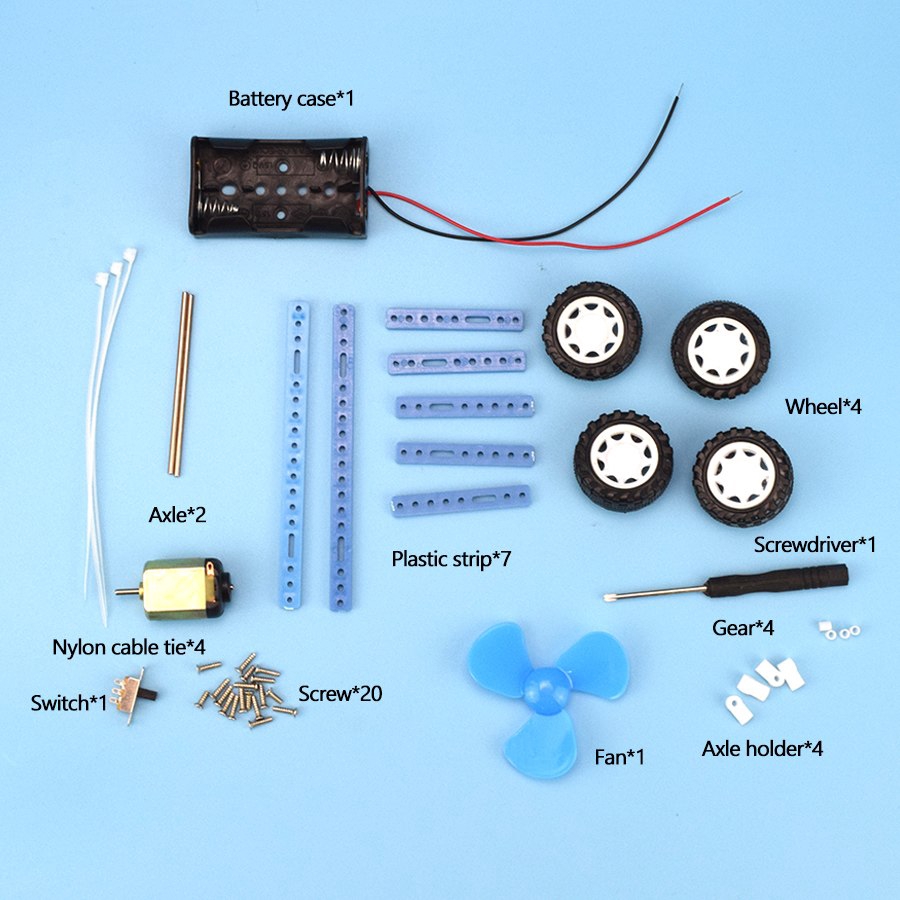 Bộ Đồ Chơi Lắp Ráp Mô Hình Xe Hơi Điện Tử Diy Giáo Dục Cho Bé