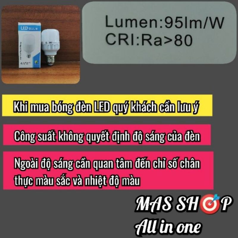 Bóng đèn LED trụ 40W Kowo siêu sáng siêu bền