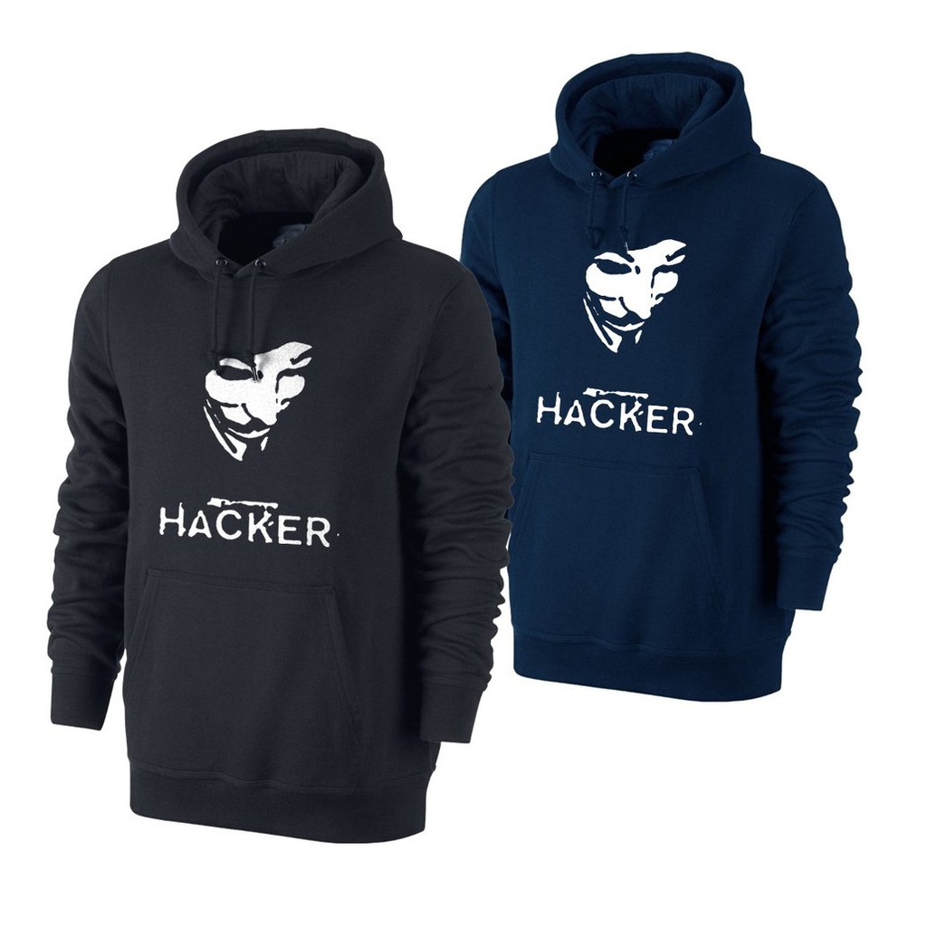 Áo Khoác Hoodie In Hình Hacker Cá Tính Hợp Thời Trang