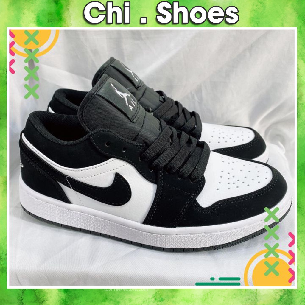 [Xin Đánh Giá] Giày JORDAN 1 Low đen trắng , Giày Sneaker 𝐉𝐎𝐃𝐀𝐍 1 Panda THẤP CỔ Màu Đen Trắng | BigBuy360 - bigbuy360.vn