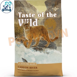 Thức Ăn Cho Mèo Hạt TASTE OF THE WILD CANYON RIVER Bao 6.6Kg Vị Cá Hồi Vân & Cá Hồi Xông Khói