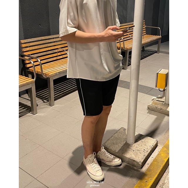 Sơ Mi V Tay Ngắn - Front V Short Sleeve Shirt (2color) | BigBuy360 - bigbuy360.vn