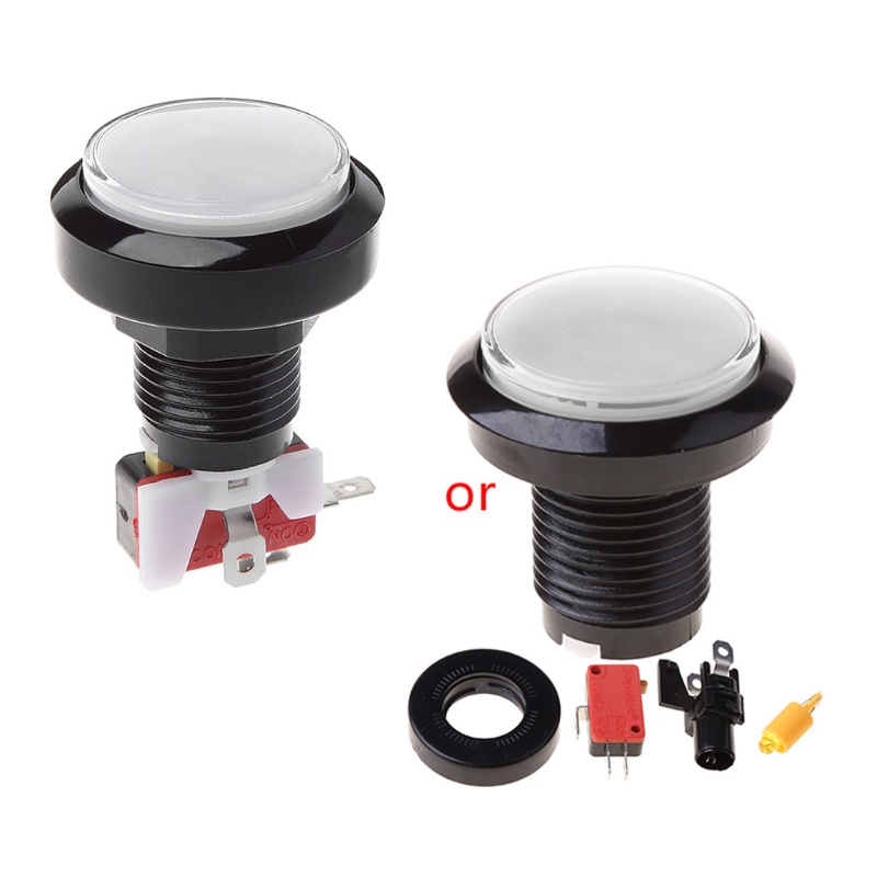 ✿ Nút Nhấn Có Đèn LED 45MM 12V Cho Máy Chơi Game Arcade