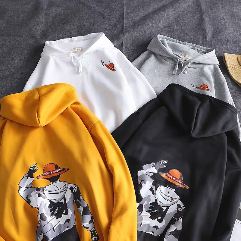 [SIÊU RẺ] Áo nỉ Hoodie luffy đủ màu (unisex nam nữ đều mặc được) | BigBuy360 - bigbuy360.vn