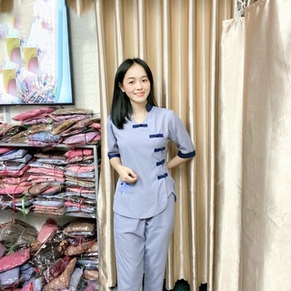 Đồ lam đi chùa ,bộ đi chùa nữ đài loan vải dày dặn mềm mịn mặc rất mát và thoải mái