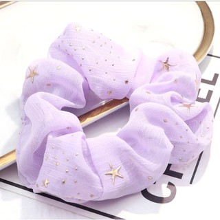 Cột Tóc Scrunchies Hình Sao, Buộc Tóc Sao