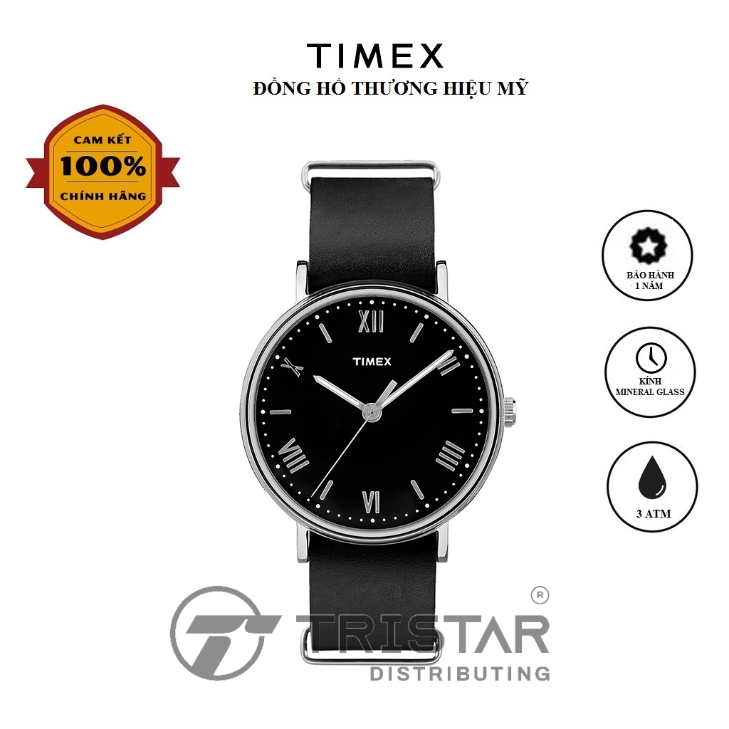 Đồng hồ Nam Timex Southview 41mm TW2R28600 Dây Da - Chính Hãng