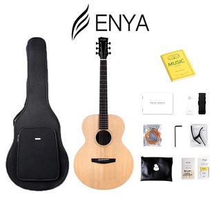 Đàn guitar acoustic enya ea-x1 pro/ea-x1 pro eq cao cấp chính hãng đầy đủ phụ kiện