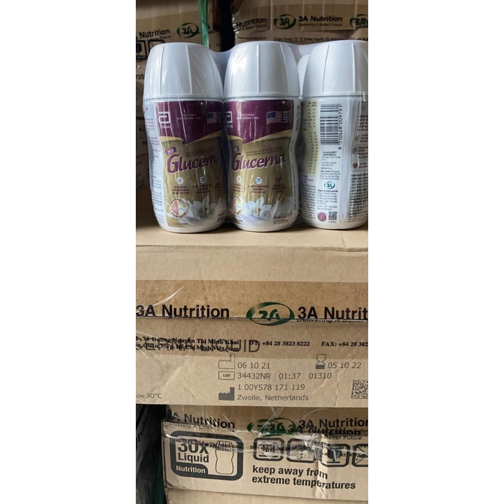 Lốc 6 Chai Glucerna Abott Hương Vani Bổ Sung Đầy Đủ Dinh Dưỡng Tốt Cho Người Cao Tuổi
