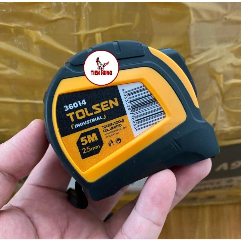 TH Thước cuộn tự động Tolsen 3mx 16mm 36012, 5mx25mm 36014, 8mx25mm 36015, 10Mx25mm 36016 GIATRITHUC