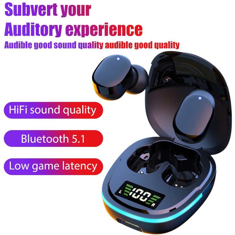 Tai Nghe Bluetooth 5.1 TWS G9S F9 Chống Nước Kèm Mic Thoại