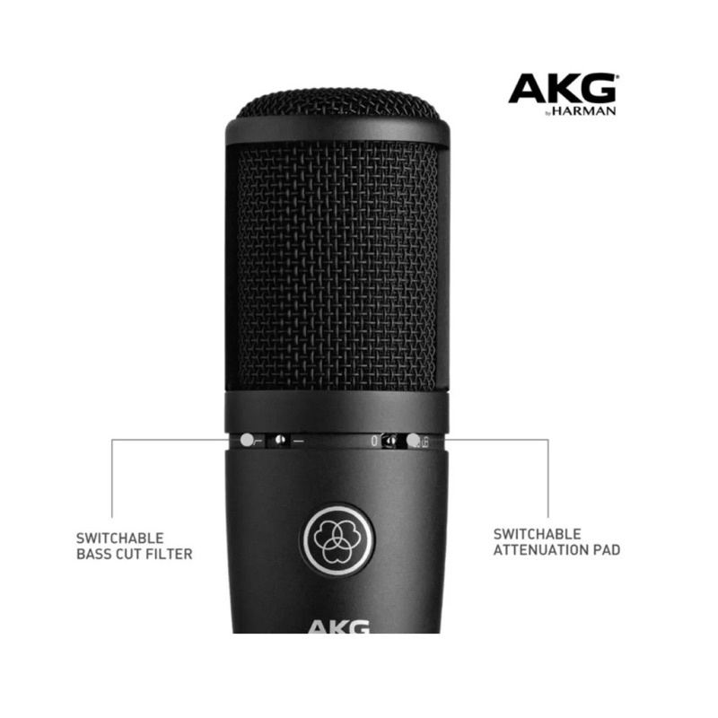 Mic thu âm AKG P120 chính hãng tặng kèm dây mic canon