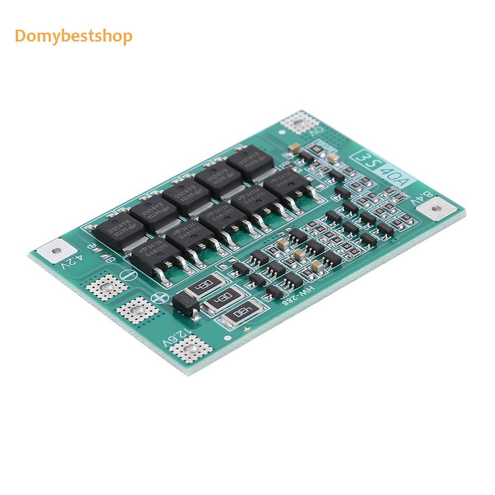 COD☭3S 40A BMS Pro 11.1V 12.6V 18650 Great Lithium Battery Protection Board with Balanced