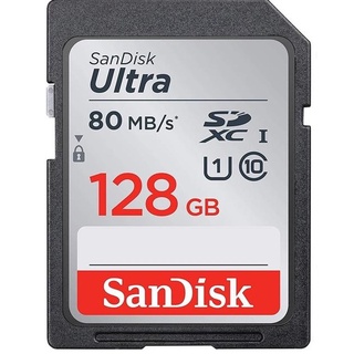 Thẻ Nhớ Sandisk Siêu Mỏng 32GB 64GB 128GB C10 Uhs-I 80mb/s Cho Máy Ảnh HD