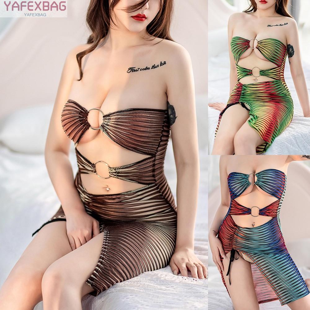 Women Sleepdress Bodycon Dress Clubwear Hip Dress See Through High Quality