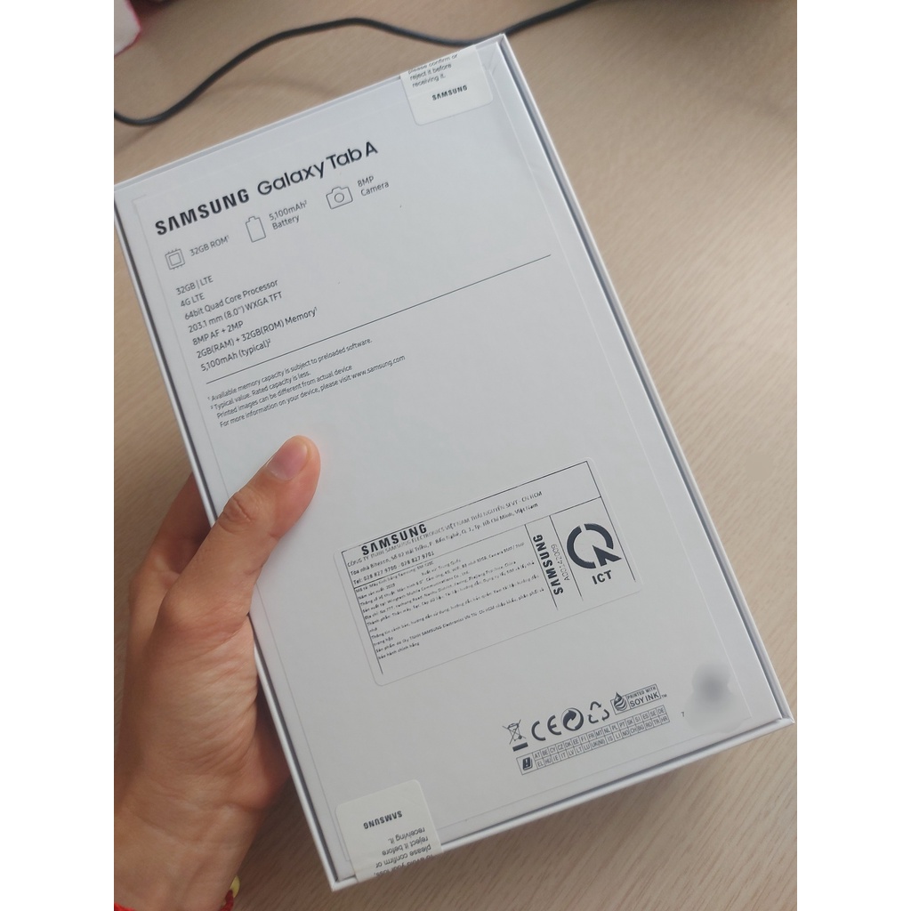 Máy tính bảng Galaxy SamSung Tab A 8inch SM-T295 Màu Xám