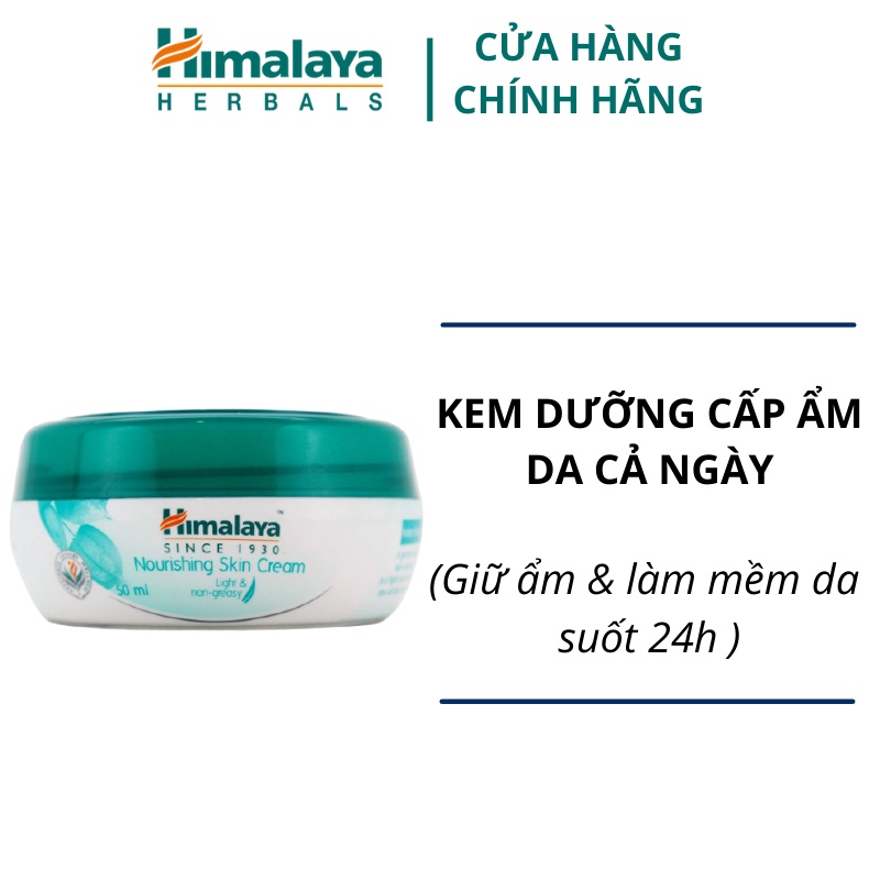 Kem dưỡng ẩm cho da mềm mịn Himalaya Nourishing Skin Cream 50ml
