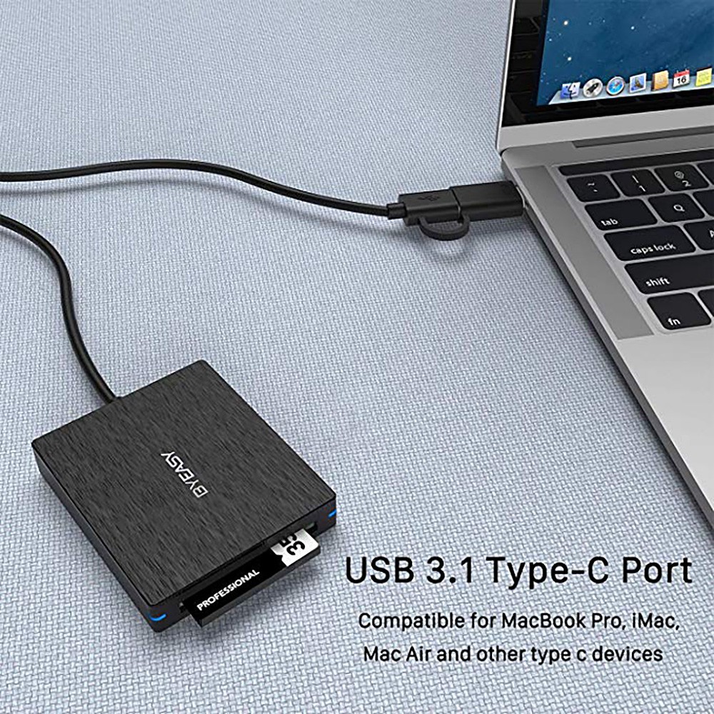 Đầu Đọc Thẻ Nhớ Cfast 2.0 3 Cổng Usb C Chuyên Nghiệp | BigBuy360 - bigbuy360.vn