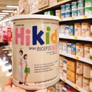 Sữa Hikid nội địa Hàn Quốc vị Vani hộp 600g Date mới nhất
