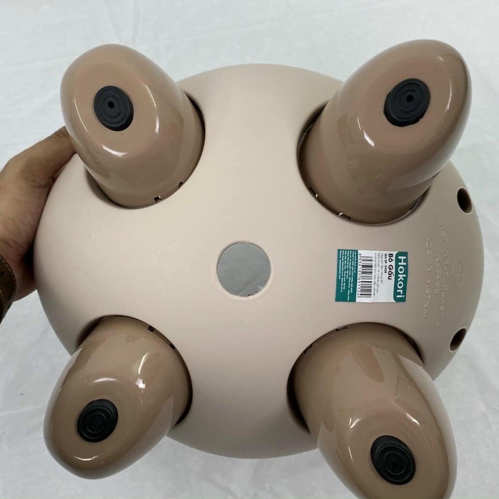 Bô trẻ em có tựa lưng hình gấu Hokori Baby Việt Nhật 5458