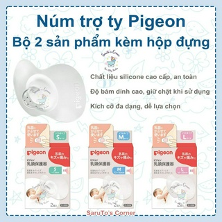 Bộ 2 núm trợ ty Pigeon hàng nội địa Nhật