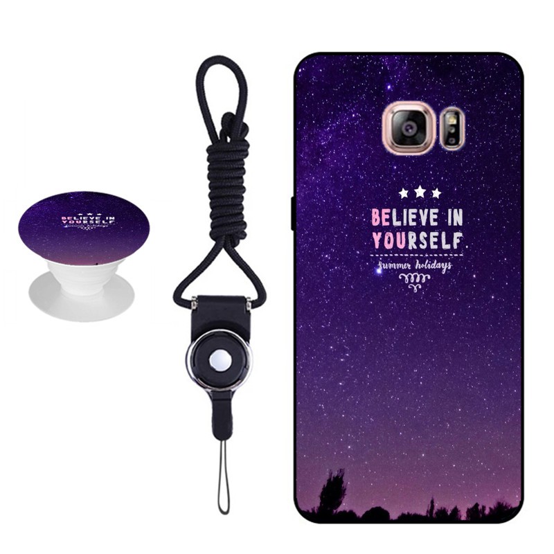 Ốp điện thoại in hình hoa đa dạng thời trang cho Samsung Galaxy S6 Edge Plus
