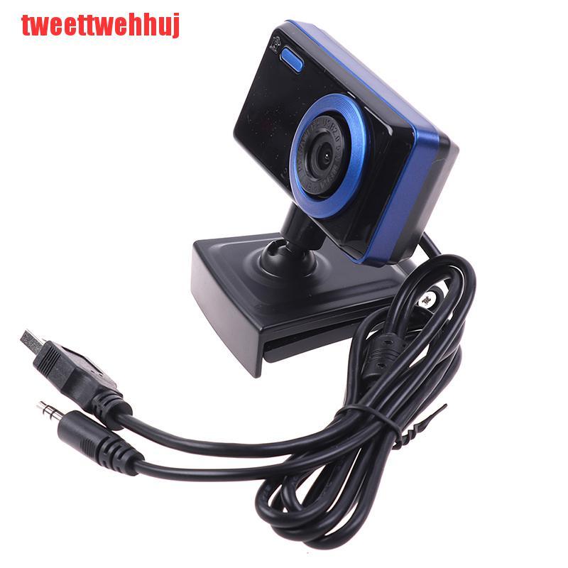 Webcam Usb 2.0 Có Mic 480p Hỗ Trợ Tầm Nhìn Ban Đêm Cho Pc Laptop