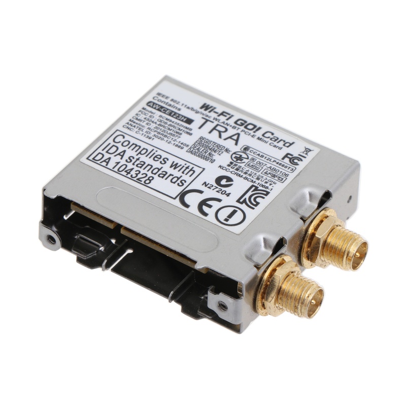 Thẻ WIFI Không Dây AW-CE123H BCM94352HMB 802 11AC 867Mbps BT4 0 Mini PCI-E Và Phụ Kiện