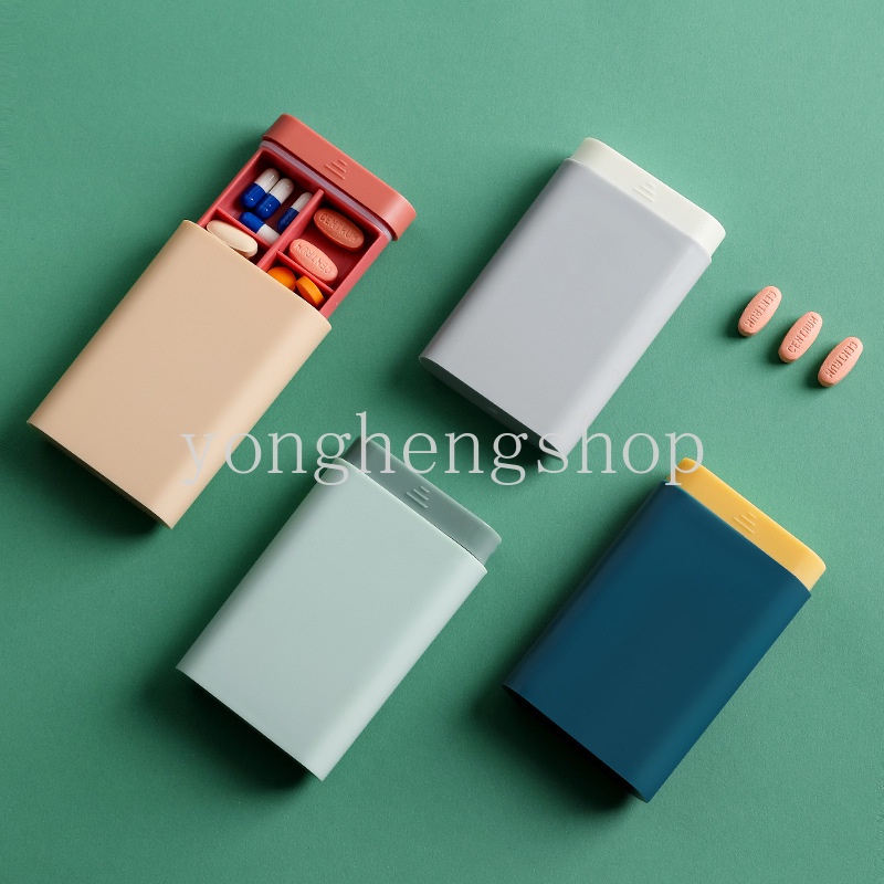 Hộp Đựng Thuốc 7 Ngày Phong Cách Bắc Âu Di Động Tiện Lợi Khi Đi Du Lịch